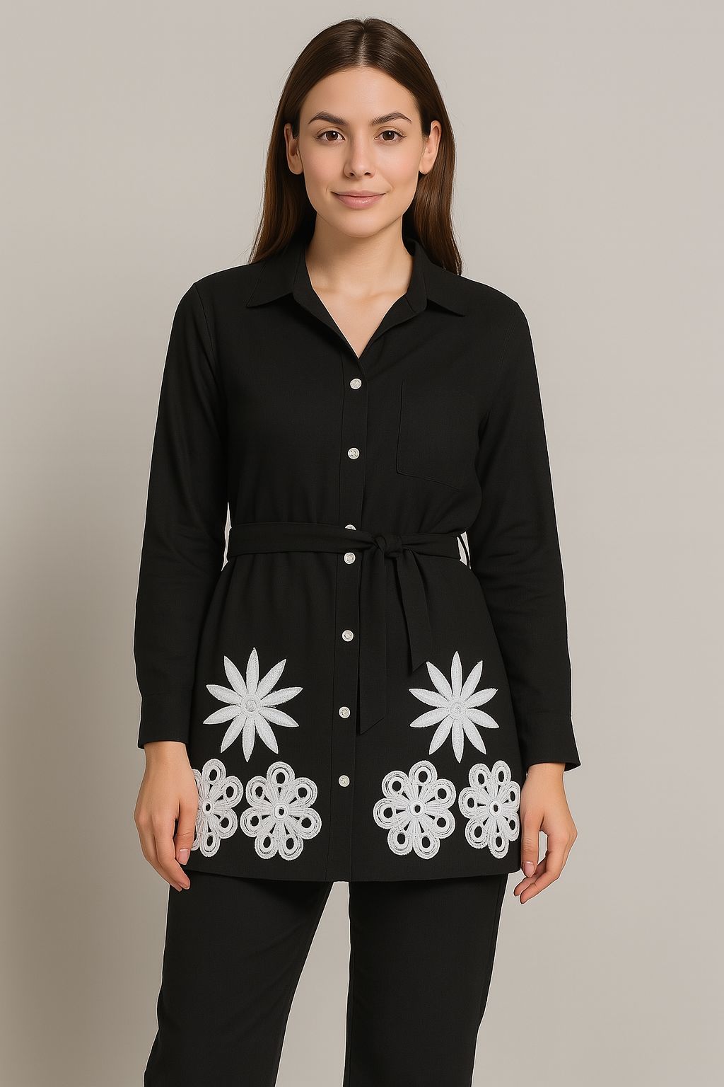 Floral Printed Cord Set